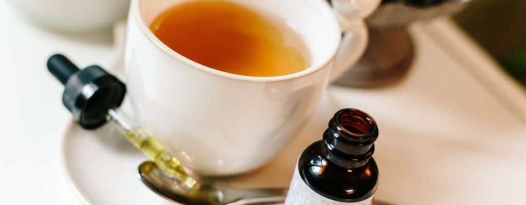 CBD supplement in tea